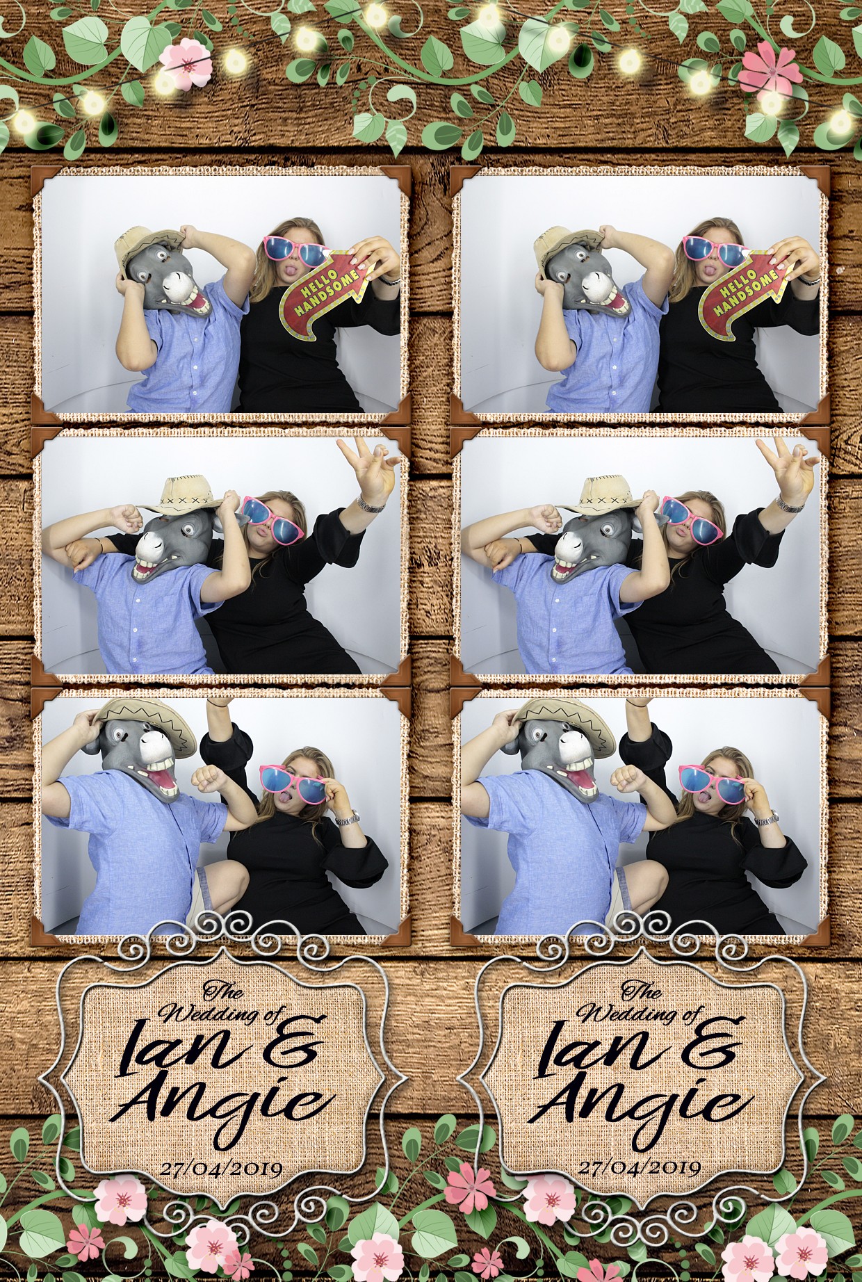 Ian & Angie’s wedding  | View more photos from the event at gallery.myphotoboothexperience.co.uk/u/MyPhotoBoothExperienceLtd/Ian-Angie’s-wedding
